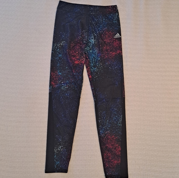 adidas Other - Adidas Black Blue Pink and Purple Legging Pants